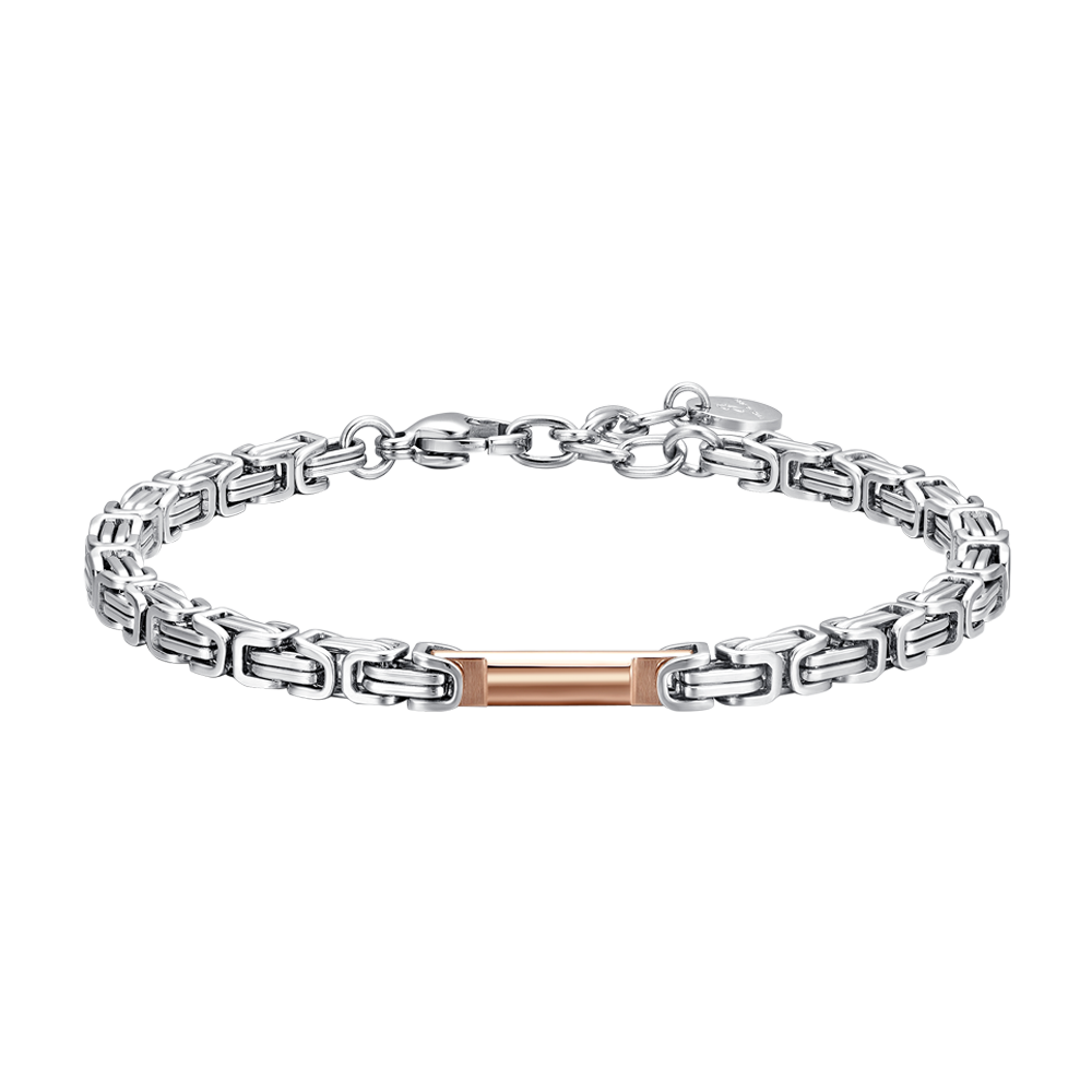 MÄNNER STAHL IP ROSE ELEMENT ARMBAND