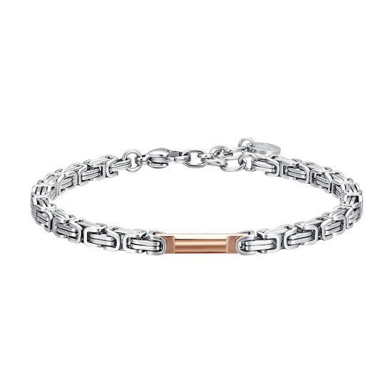 MÄNNER STAHL IP ROSE ELEMENT ARMBAND