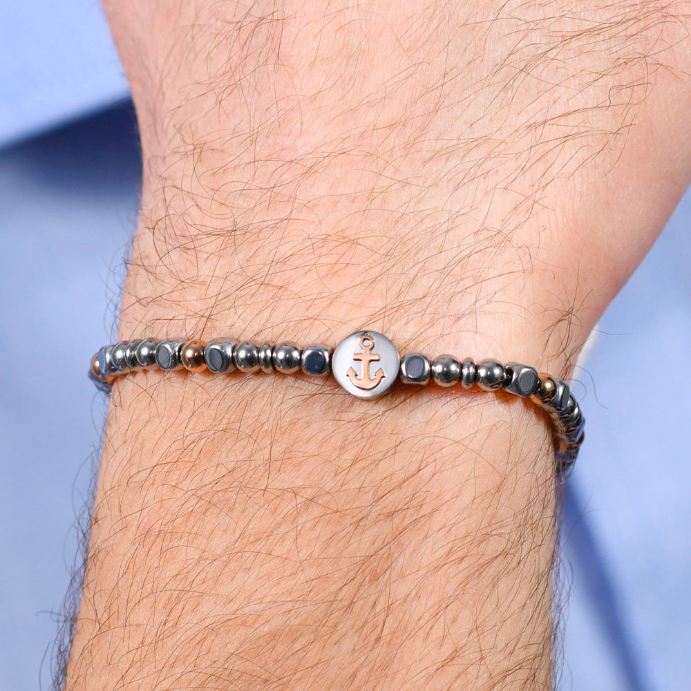 STAHLANKER IP ROSEGOLD ARMBAND