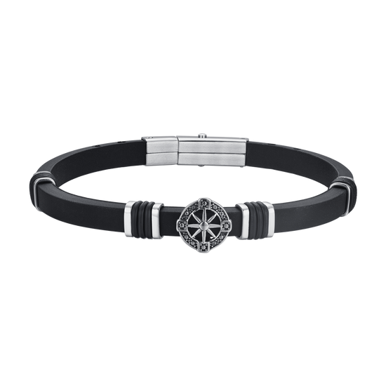 HERREN WINDROSE SILIKONARMBAND