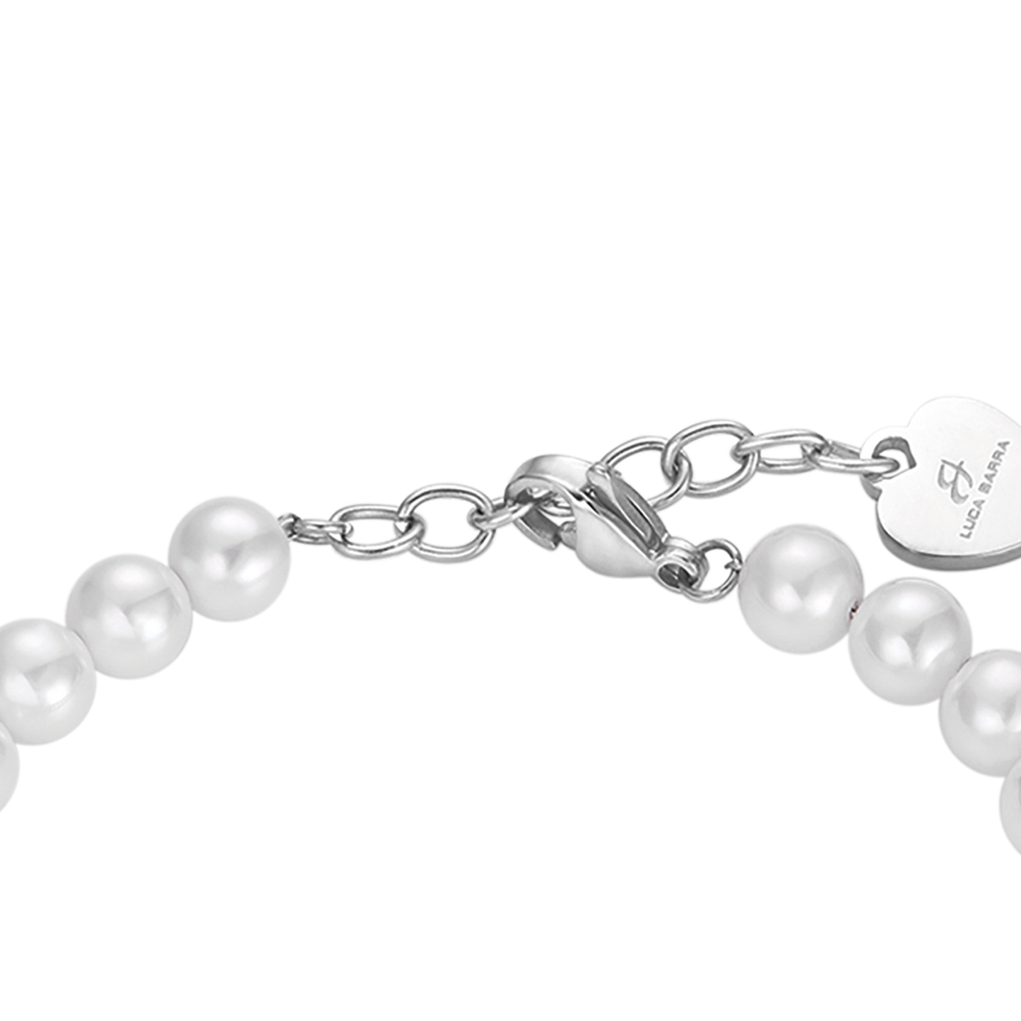 DAMEN PERLENARMBAND MIT WEISSEN KRISTALLEN