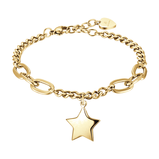 IP GOLD STAHL FRAUENARMBAND MIT STERN