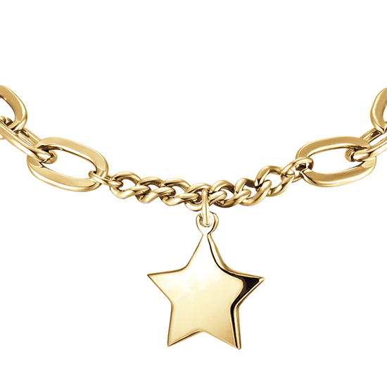 IP GOLD STAHL FRAUENARMBAND MIT STERN