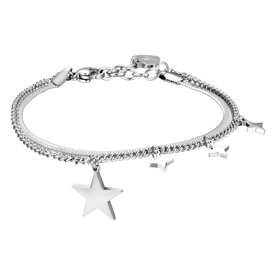 IP GOLD STAHL DAMEN ARMBAND MIT STERN