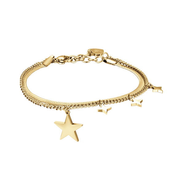 IP GOLD STAHL DAMEN ARMBAND MIT STERN