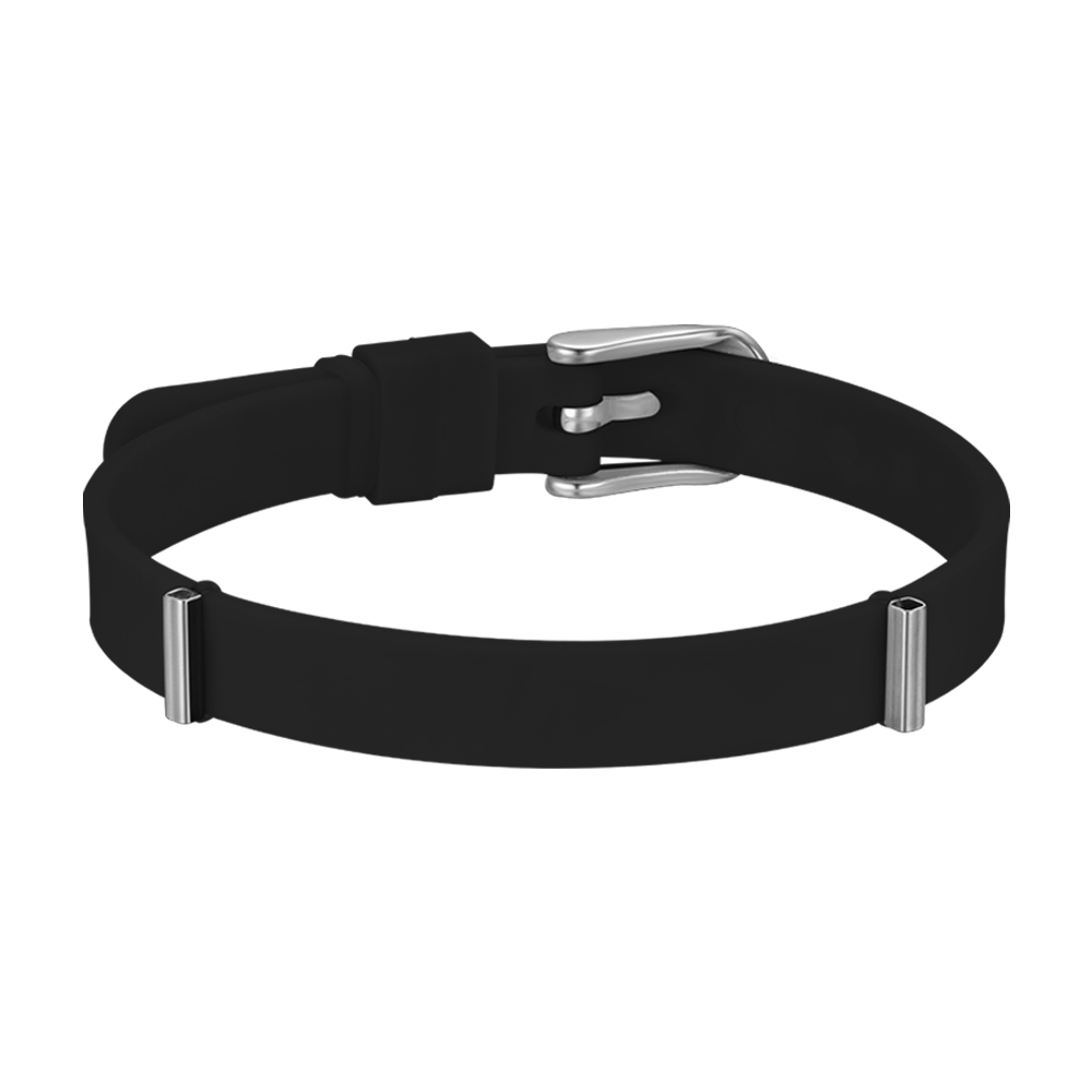 SCHWARZES SILIKONARMBAND FÜR FRAUEN