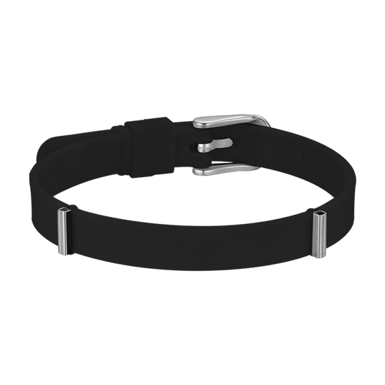 SCHWARZES SILIKONARMBAND FÜR FRAUEN