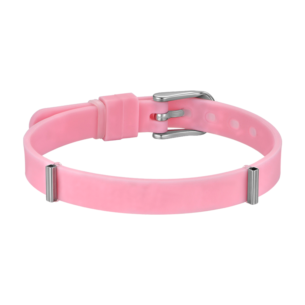 ROSA SILIKONARMBAND FÜR FRAUEN