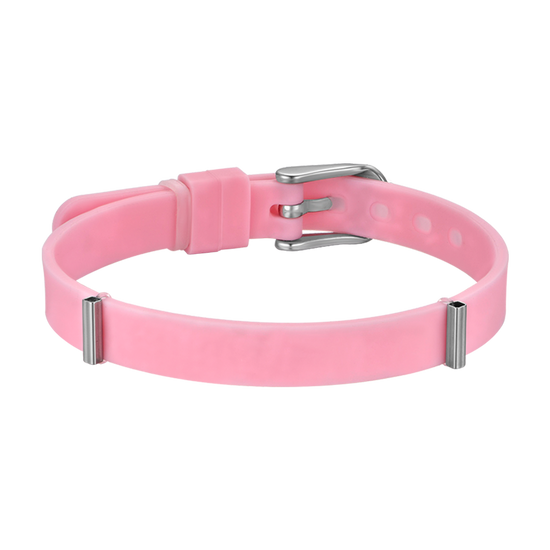 ROSA SILIKONARMBAND FÜR FRAUEN