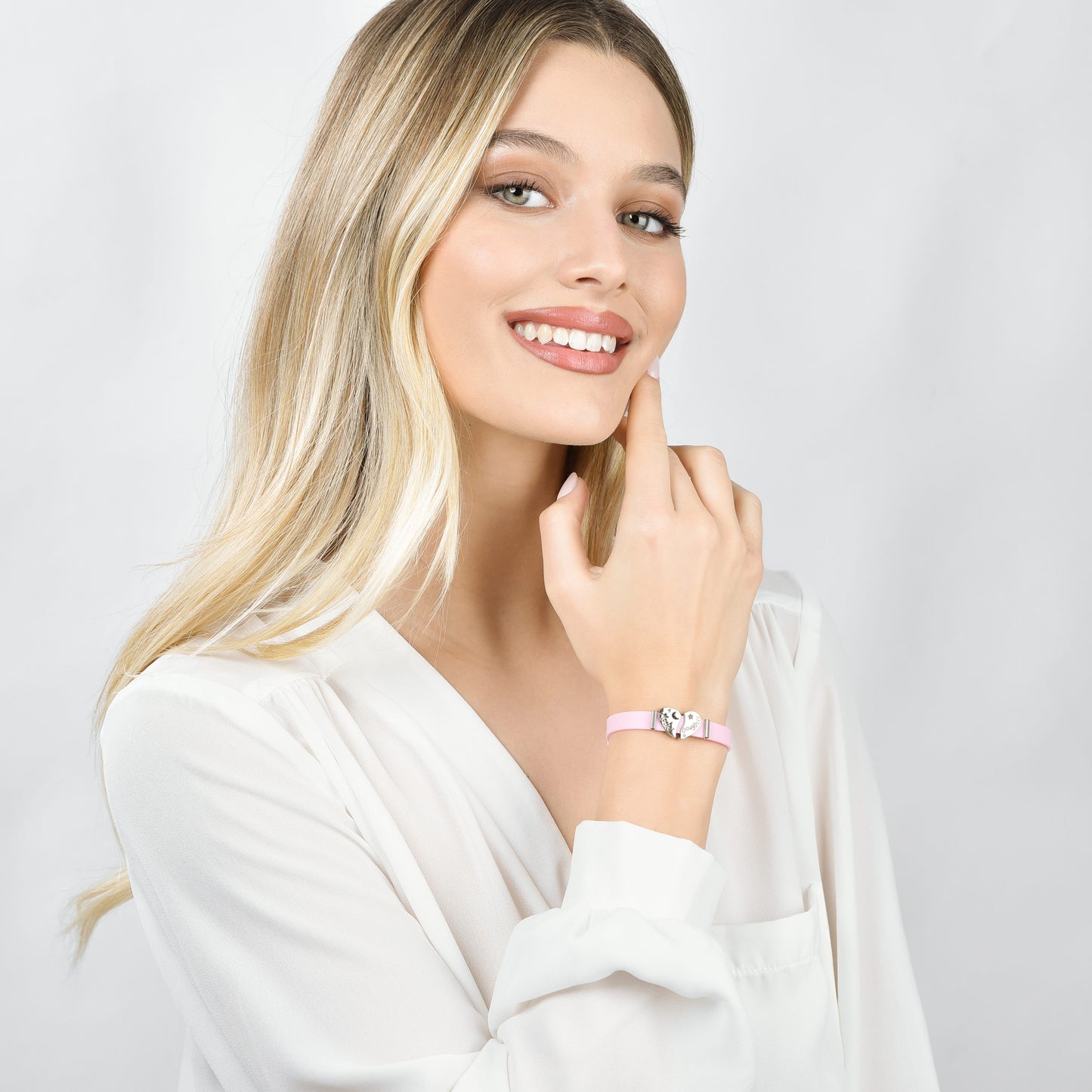 ROSA SILIKONARMBAND FÜR FRAUEN