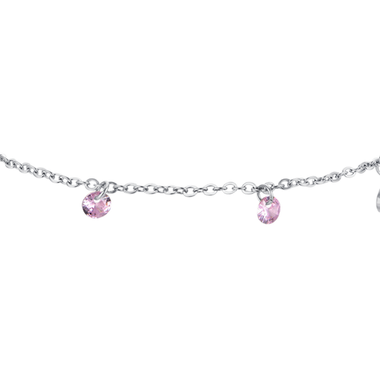 ROSA KRISTALLSTAHL DAMENARMBAND