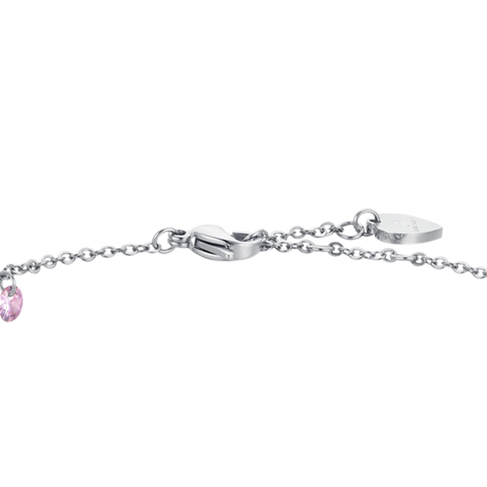 ROSA KRISTALLSTAHL DAMENARMBAND