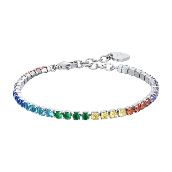 REGENBOGENKRISTALLE DAMEN-TENNISARMBAND