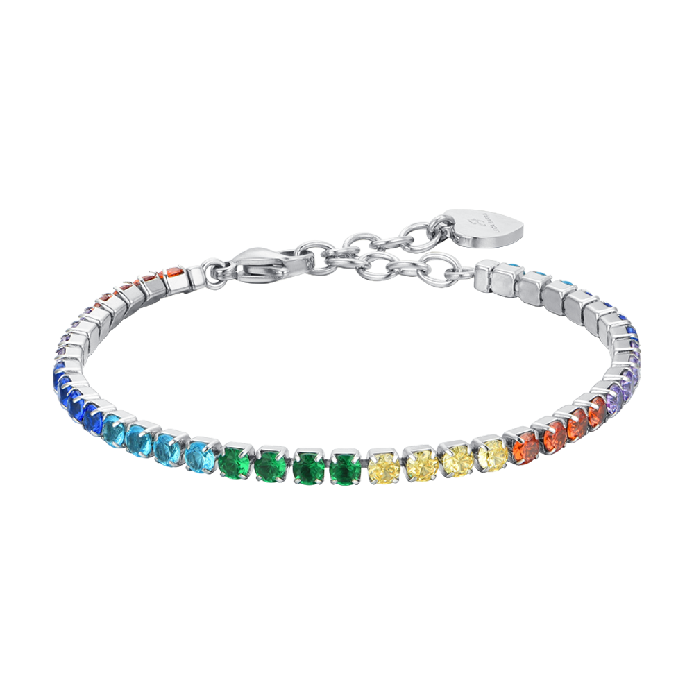 REGENBOGENKRISTALLE DAMEN-TENNISARMBAND