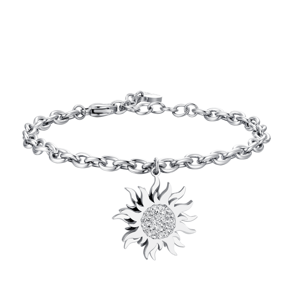 DREHBARE SONNE STAHL DAMENARMBAND