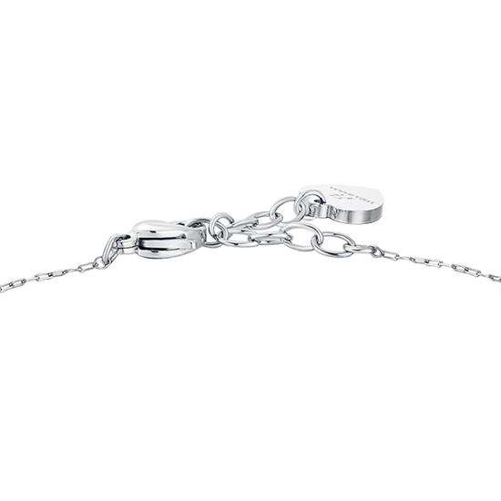 WOMAN'S STEEL BRACELET WITH PEARLS Luca Barra