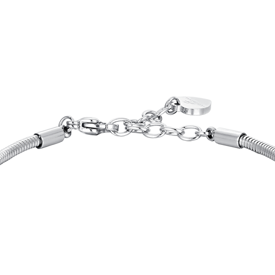 WOMAN'S MOON STEEL AND CRYSTALS BRACELET Luca Barra