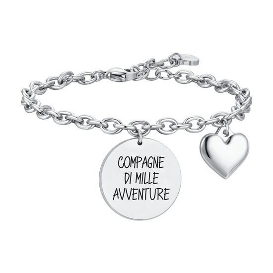 BRACCIALE DONNA IN ACCIAIO COMPAGNE