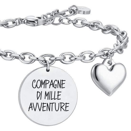 BRACCIALE DONNA IN ACCIAIO COMPAGNE