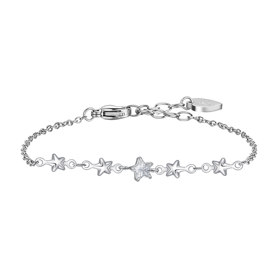 BRACCIALE DONNA CON STELLE E ZIRCONI BIANCHI