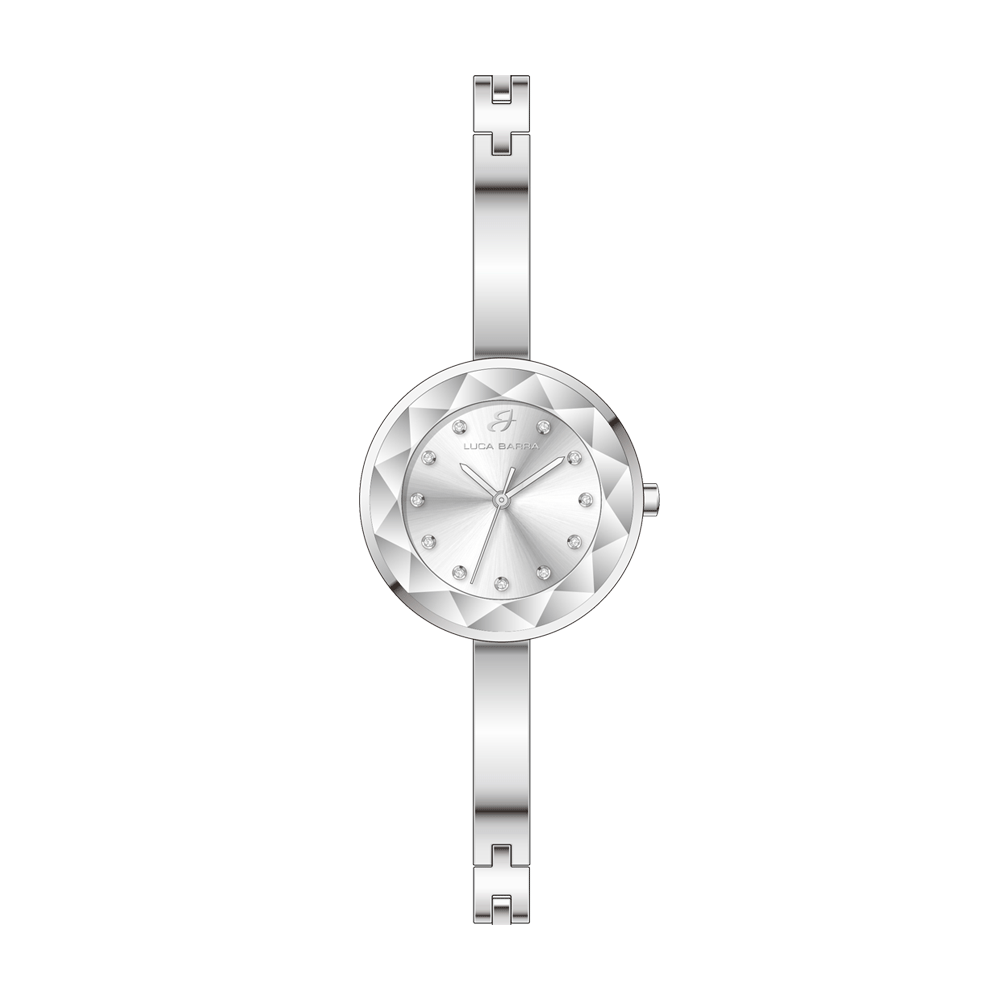 OROLOGIO DONNA IN ACCIAIO QUADRANTE BIANCO