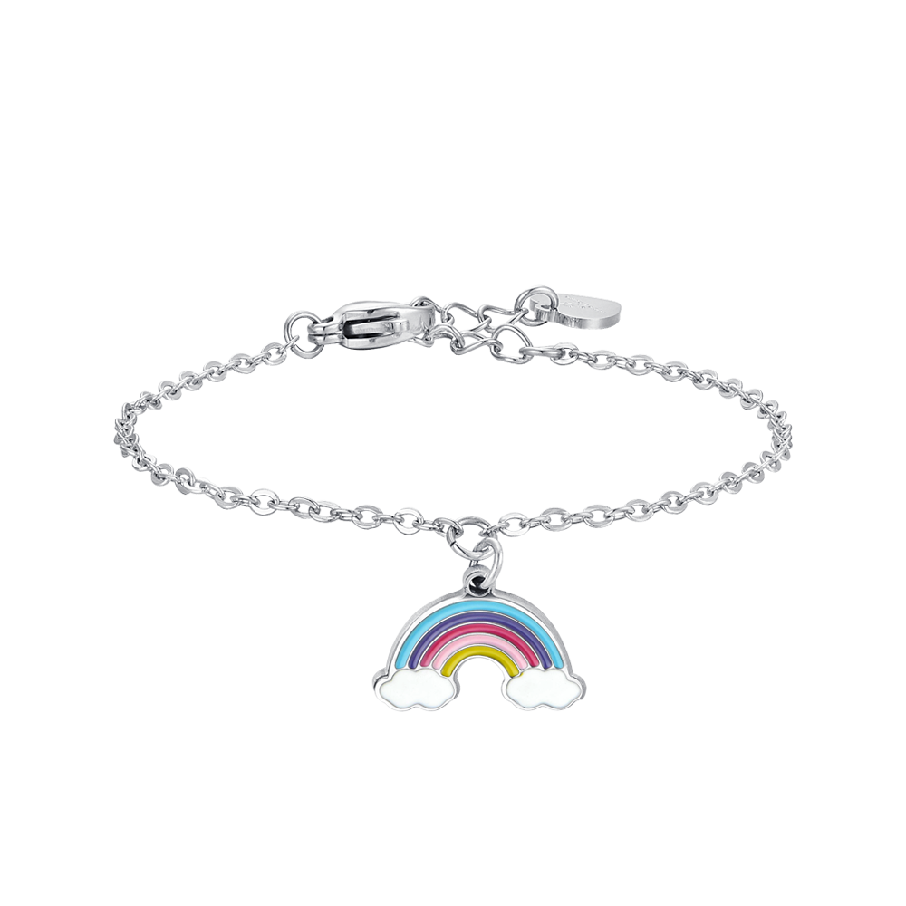 REGENBOGEN STAHL MÄDCHEN ARMBAND