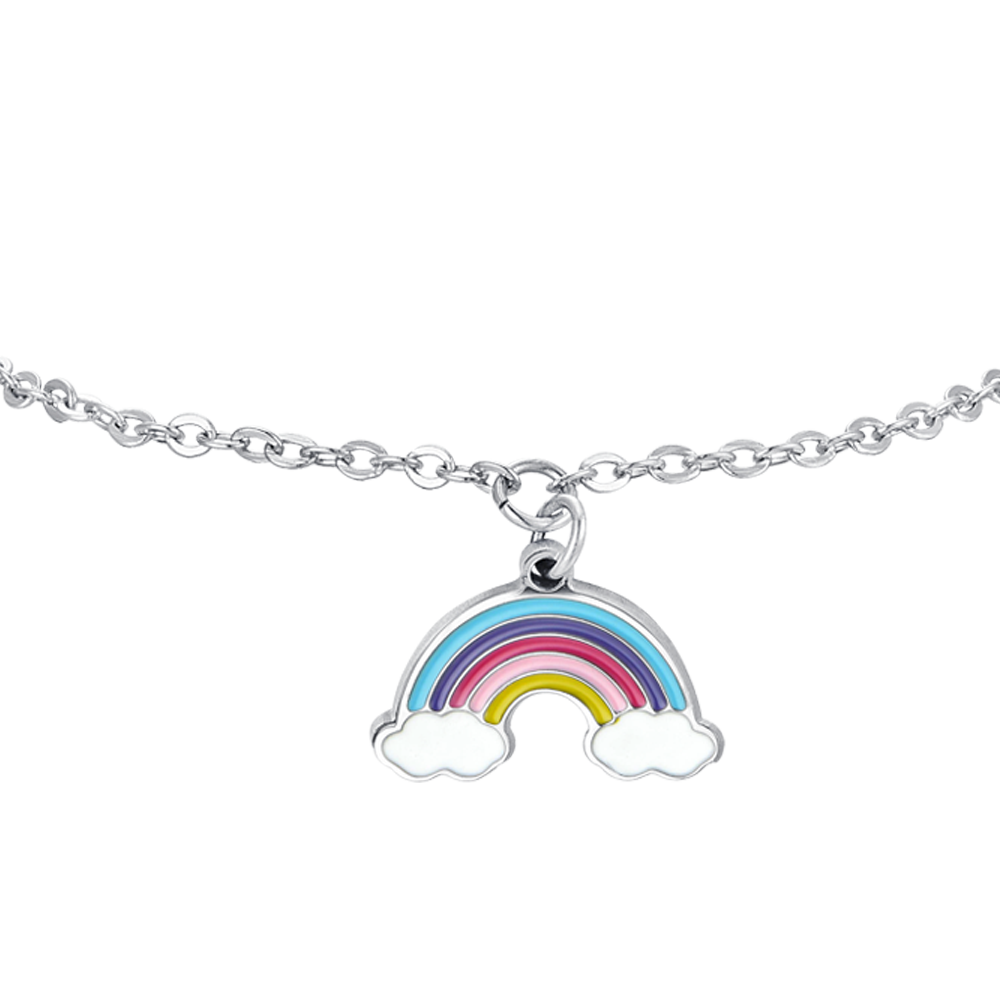 REGENBOGEN STAHL MÄDCHEN ARMBAND